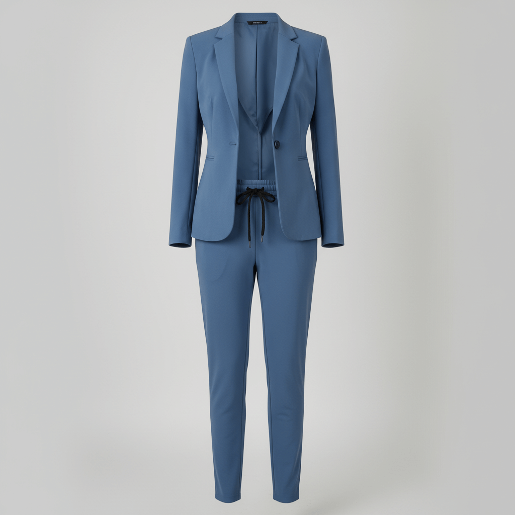 Lizizo | Klasyczna marynarka i jogger z elastycznym pasem