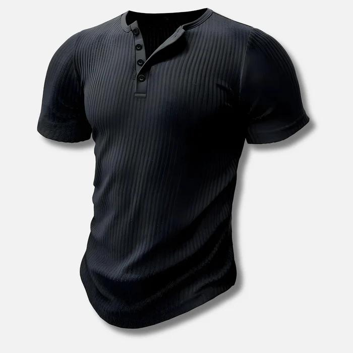 Lizizo | Koszulka typu henley Muscle Fit