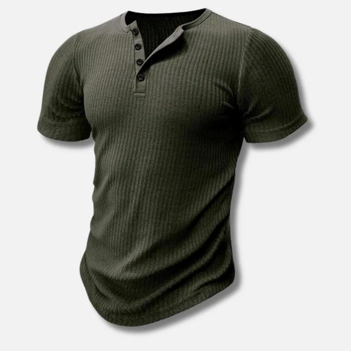 Lizizo | Koszulka typu henley Muscle Fit