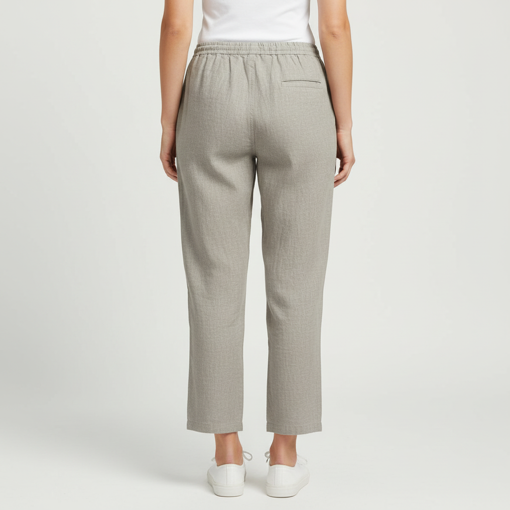 Lizizo | Lniane spodnie z sznurkiem