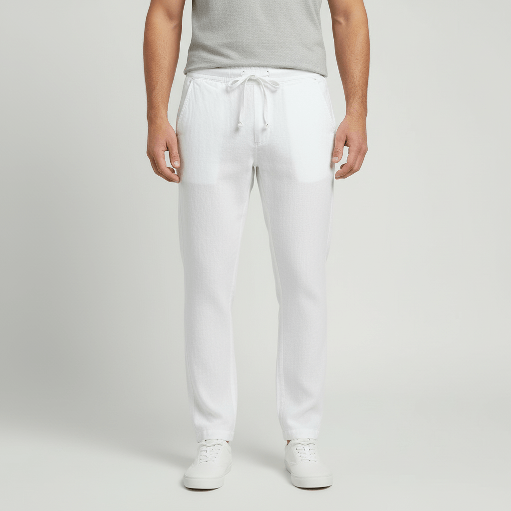 Lizizo | Luźny krój, oddychający materiał lekkie lniane spodnie