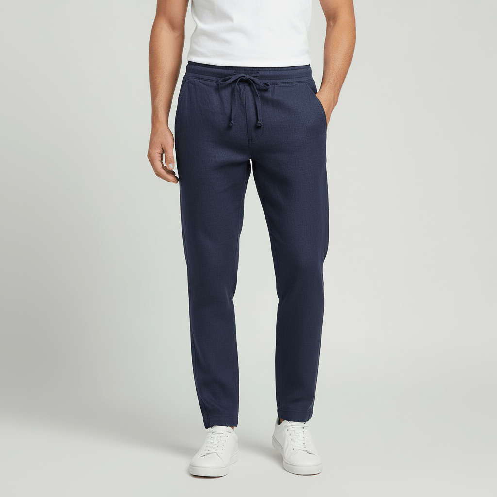 Lizizo | Luźny krój, oddychający materiał lekkie lniane spodnie