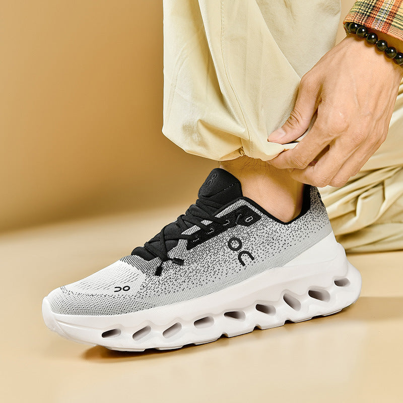 Buty do biegania unisex, lekkie sneakersy sportowe z dzianiny na trening i siłownię - view 7