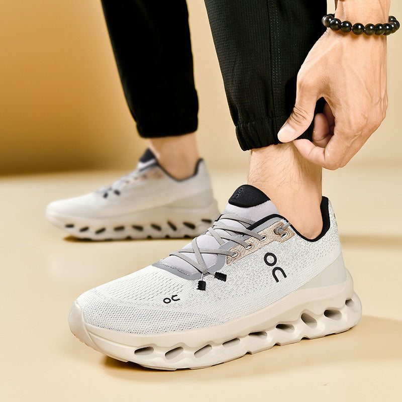 Buty do biegania unisex, lekkie sneakersy sportowe z dzianiny na trening i siłownię - view 8