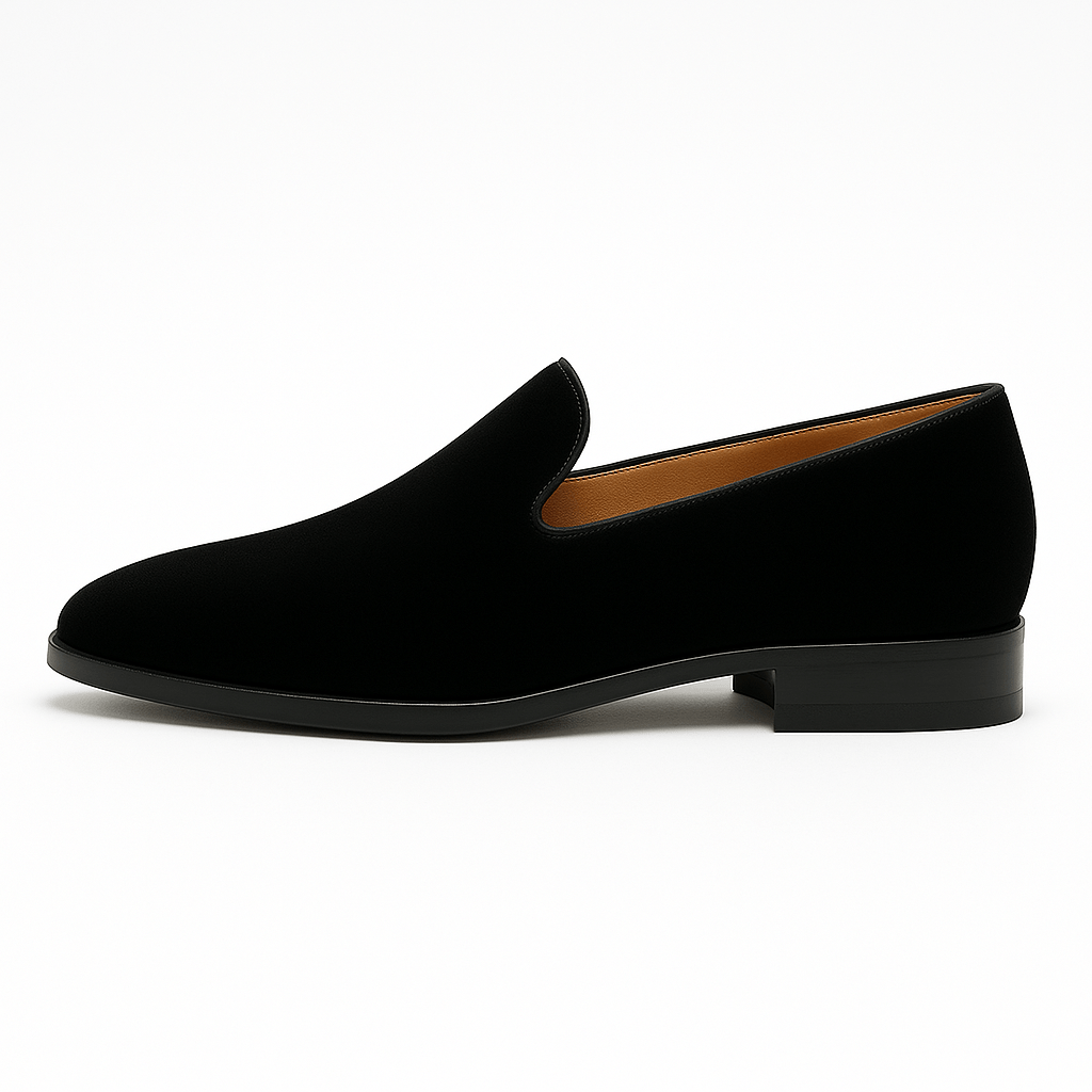Mokasyny męskie zamszowe wsuwane, eleganckie loafersy do garnituru i na co dzień - view 3