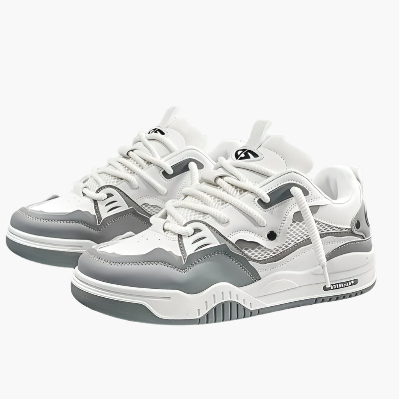 Sneakersy męskie miejskie, buty sportowe sznurowane na co dzień, na siłownię - view 7