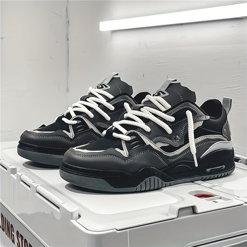 Sneakersy męskie miejskie, buty sportowe sznurowane na co dzień, na siłownię - view 9