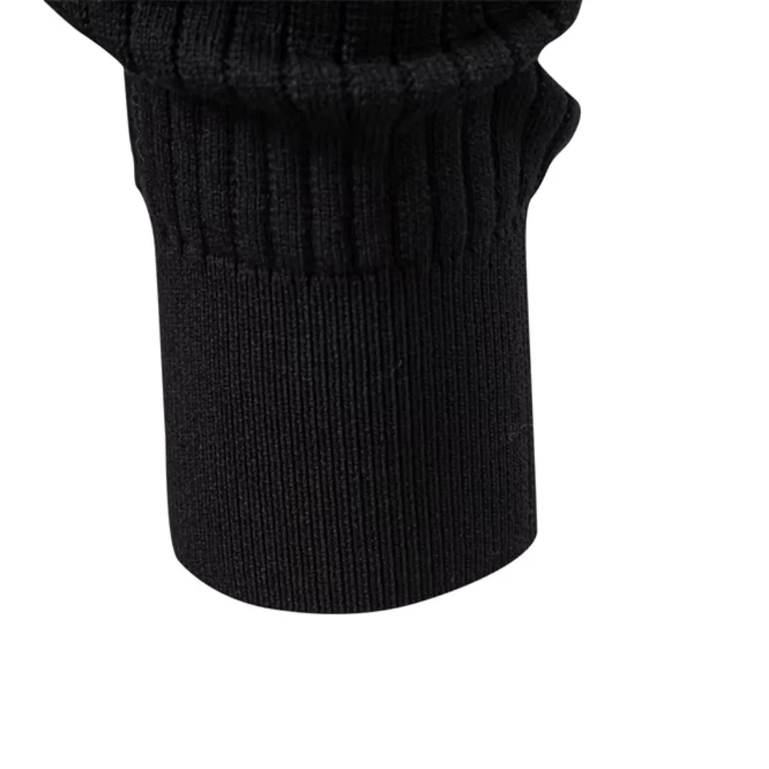 Sweter męski dzianinowy na guziki ze stójką, na co dzień i na jesień - view 10