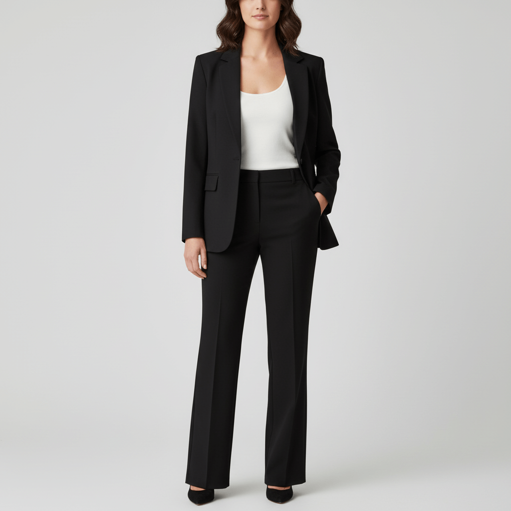 Lizizo | Dopasowana marynarka i spodnie garnitur damski komplet