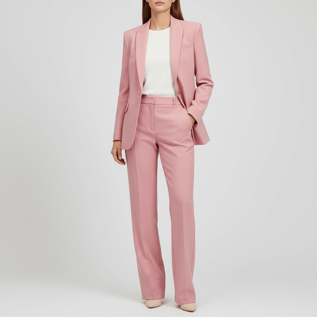 Lizizo | Dopasowana marynarka i spodnie garnitur damski komplet