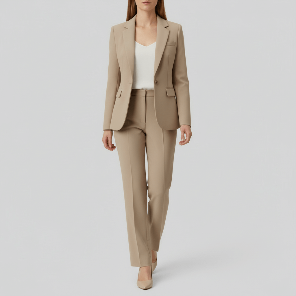 Lizizo | Dopasowana marynarka i spodnie garnitur damski komplet