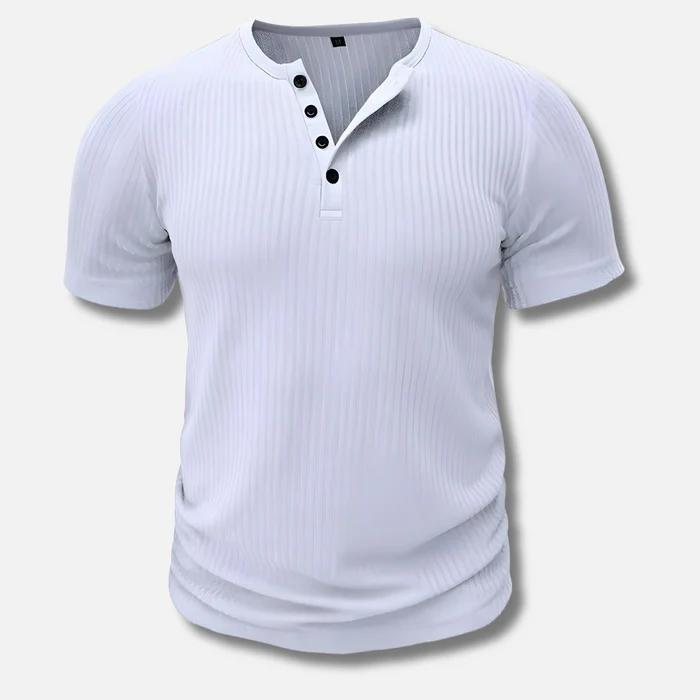 Lizizo | Koszulka typu henley Muscle Fit