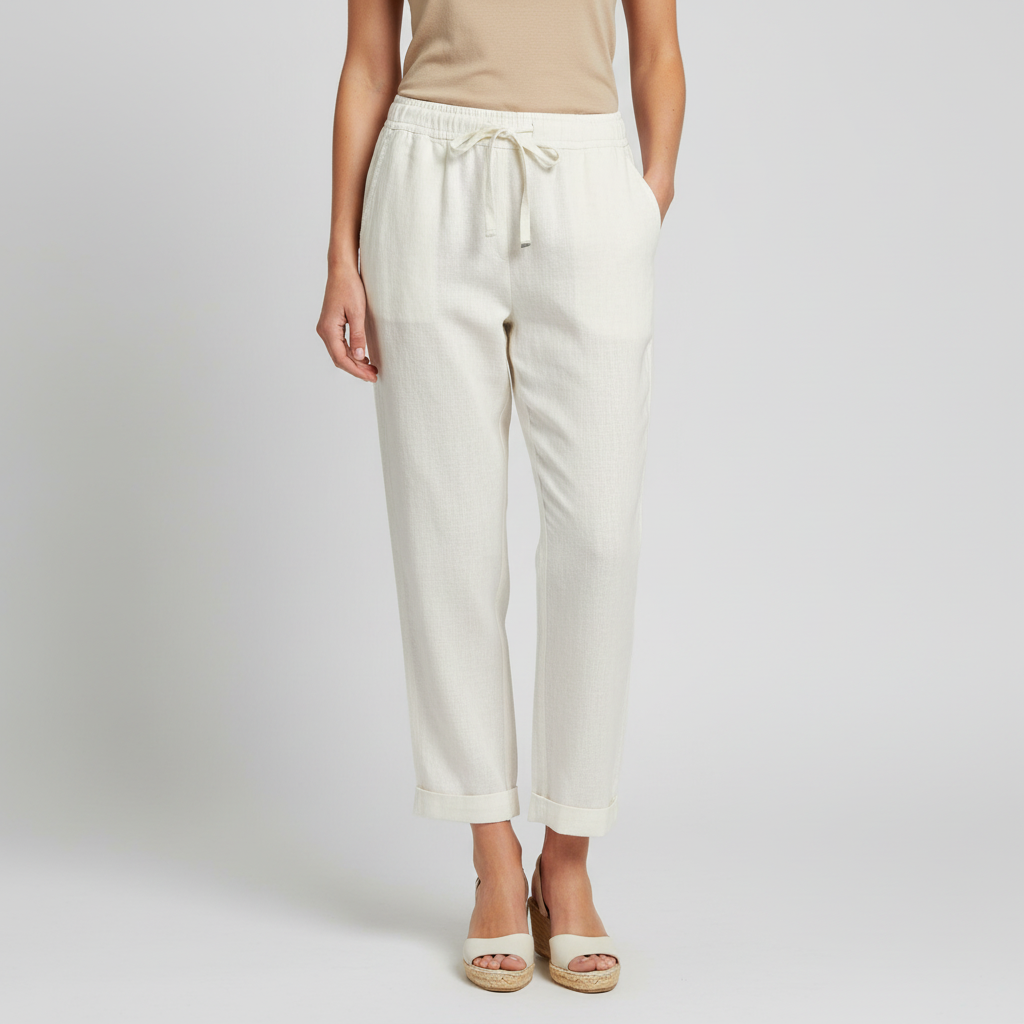 Lizizo | Lniane spodnie z nowoczesnym krojem