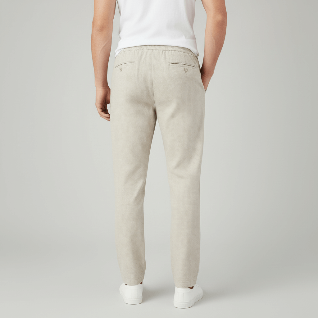 Lizizo | Luźne lniane spodnie z elastyczną talią