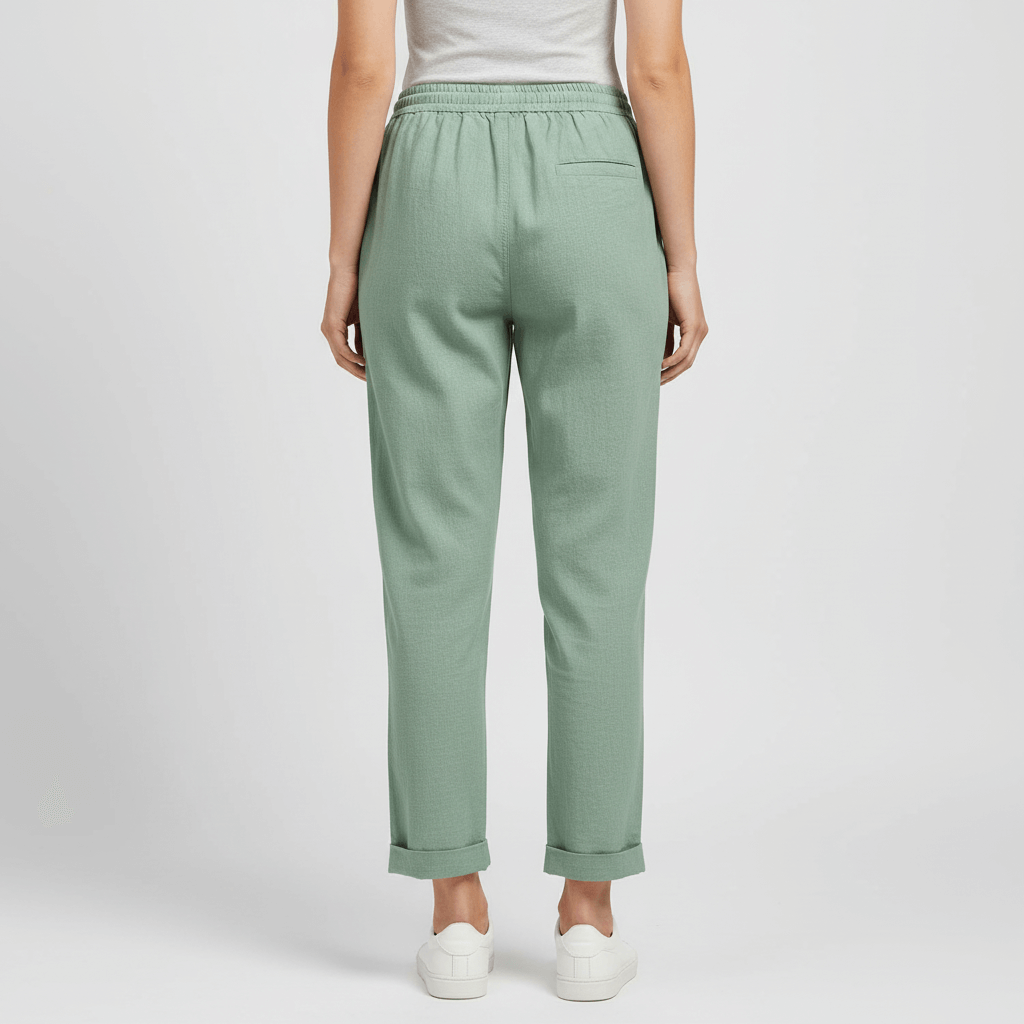 Lizizo | Luźne spodnie z wysokim stanem