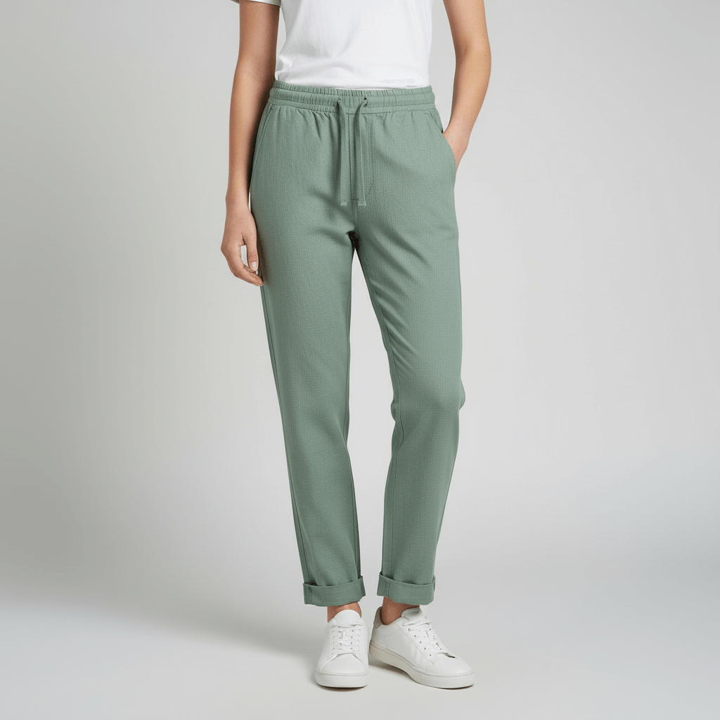 Lizizo | Luźne spodnie z wysokim stanem