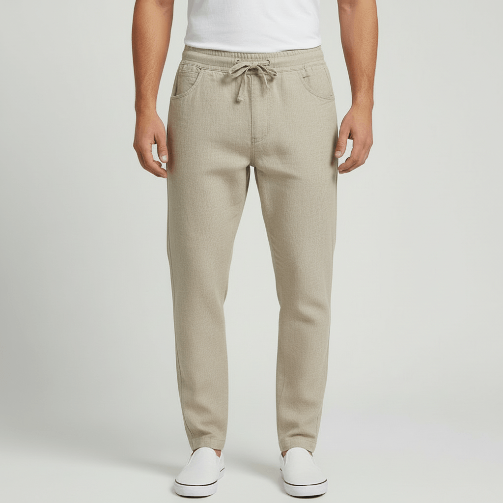 Lizizo | Luźne, swobodne spodnie lniane