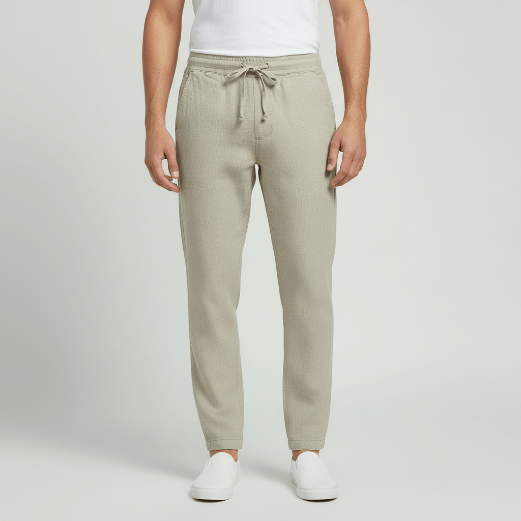 Lizizo | Luźny krój, oddychający materiał lekkie lniane spodnie