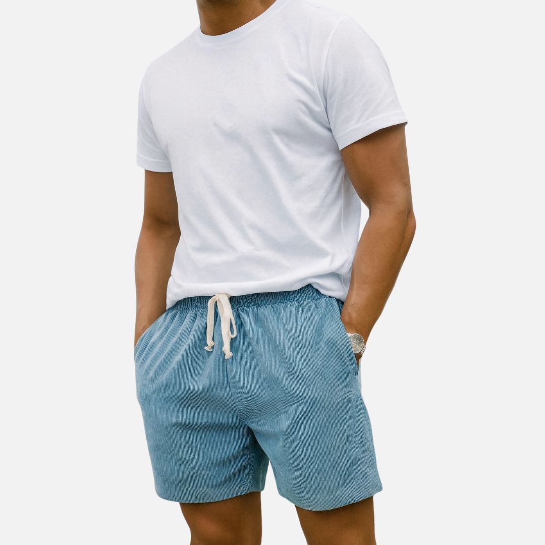 Lizizo | Miękki sztruks, luźny krój, regulowany pas szorty