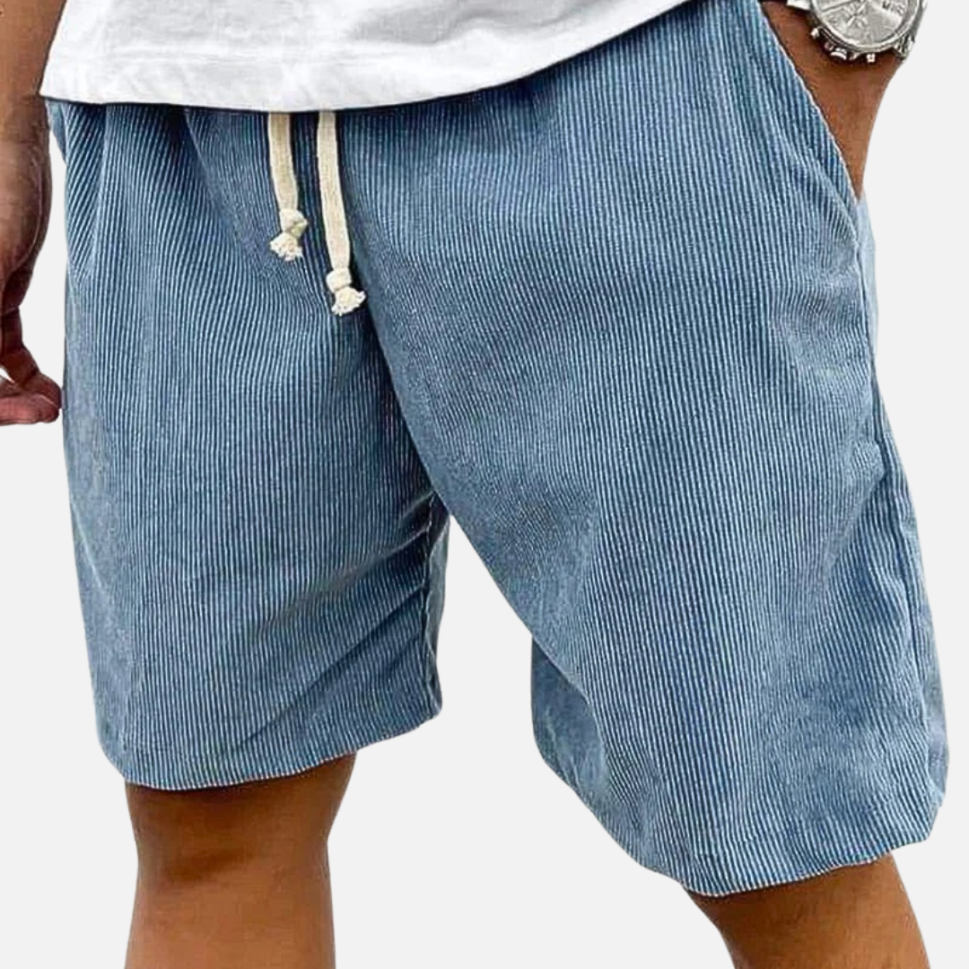 Lizizo | Miękki sztruks, luźny krój, regulowany pas szorty