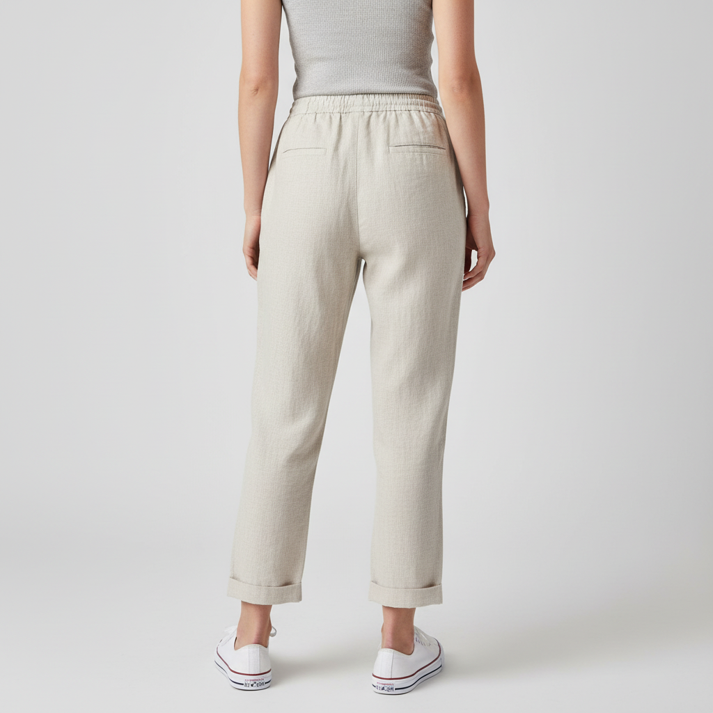 Lizizo | Oddychające lniane spodnie