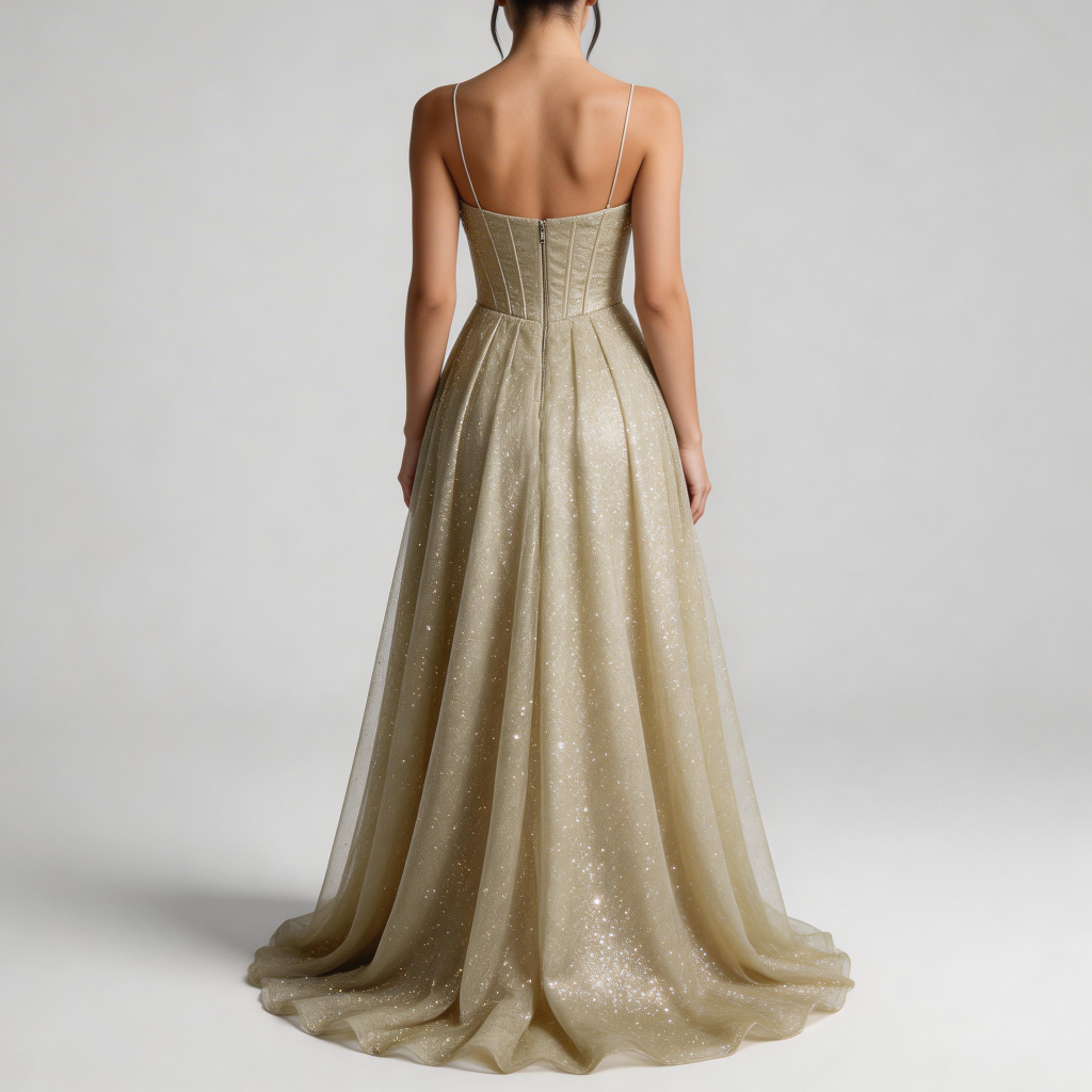 Lizizo | Satynowa sukienka maxi z odkrytymi plecami