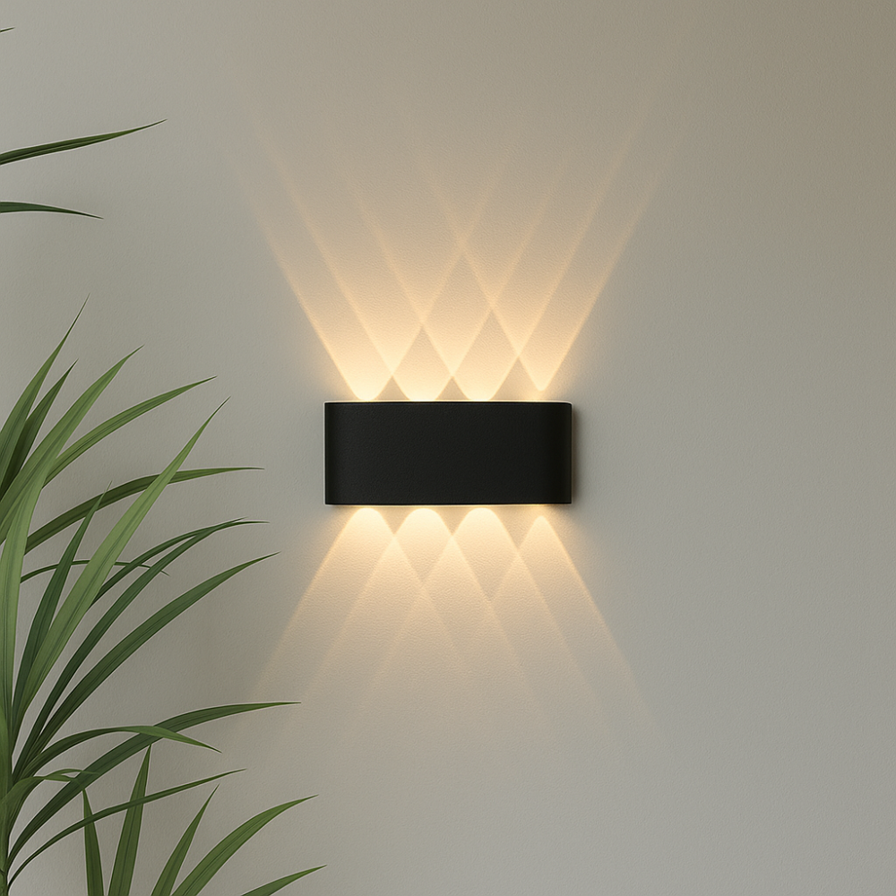 Kinkiet ścienny LED nowoczesny, IP65 do salonu, łazienki i na zewnątrz - view 9