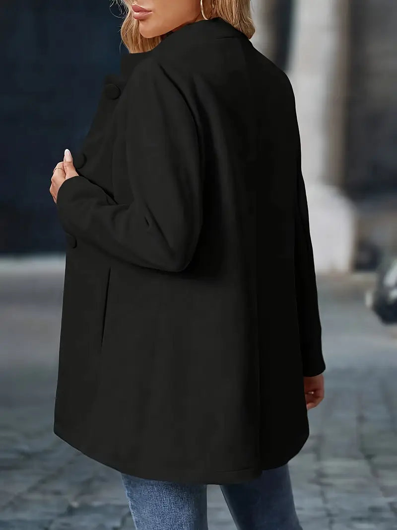 Kurtka damska przejściowa taliowana ze stójką, elegancka na wiosnę i jesień - view 11