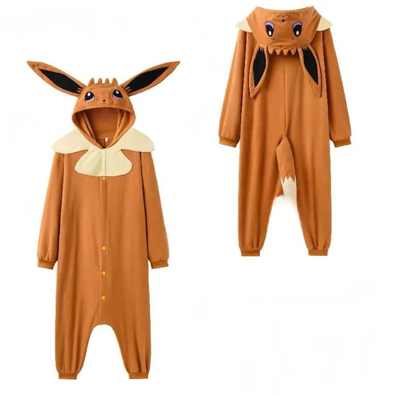 Piżama kigurumi jednoczęściowa z pluszu, uniseks dla par i całej rodziny - view 20