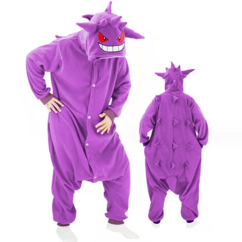 Piżama kigurumi jednoczęściowa z pluszu, uniseks dla par i całej rodziny - view 5