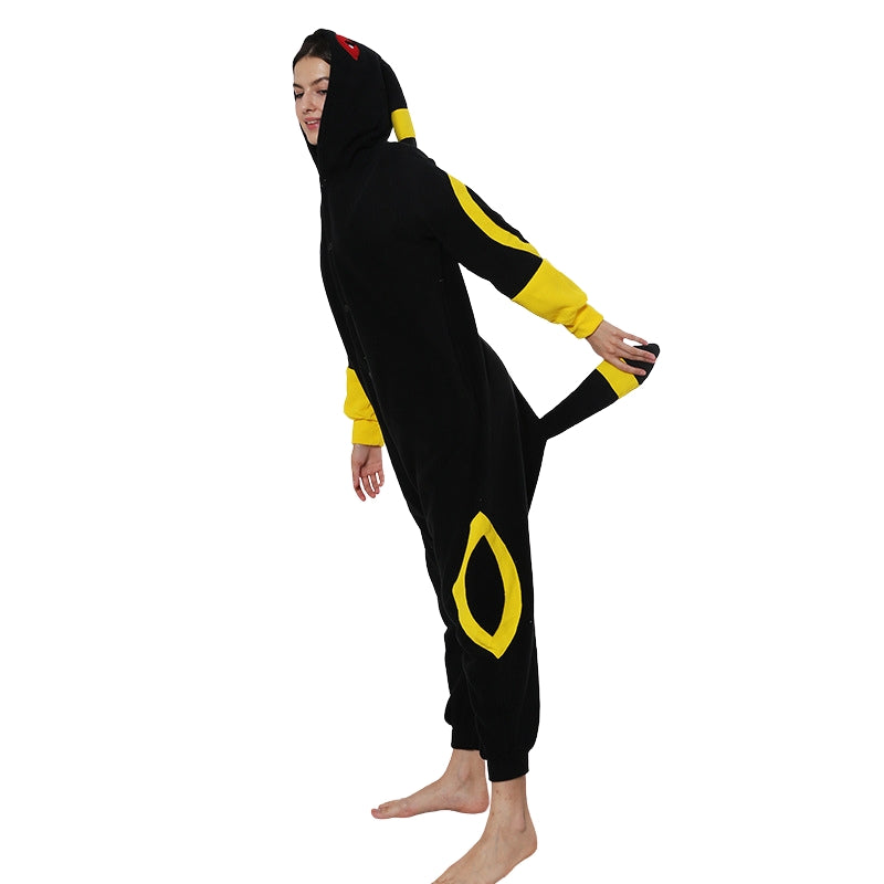 Piżama kigurumi jednoczęściowa z pluszu, uniseks dla par i całej rodziny - view 7
