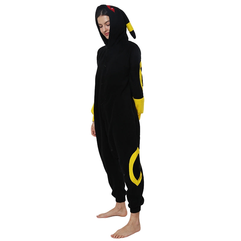 Piżama kigurumi jednoczęściowa z pluszu, uniseks dla par i całej rodziny - view 9