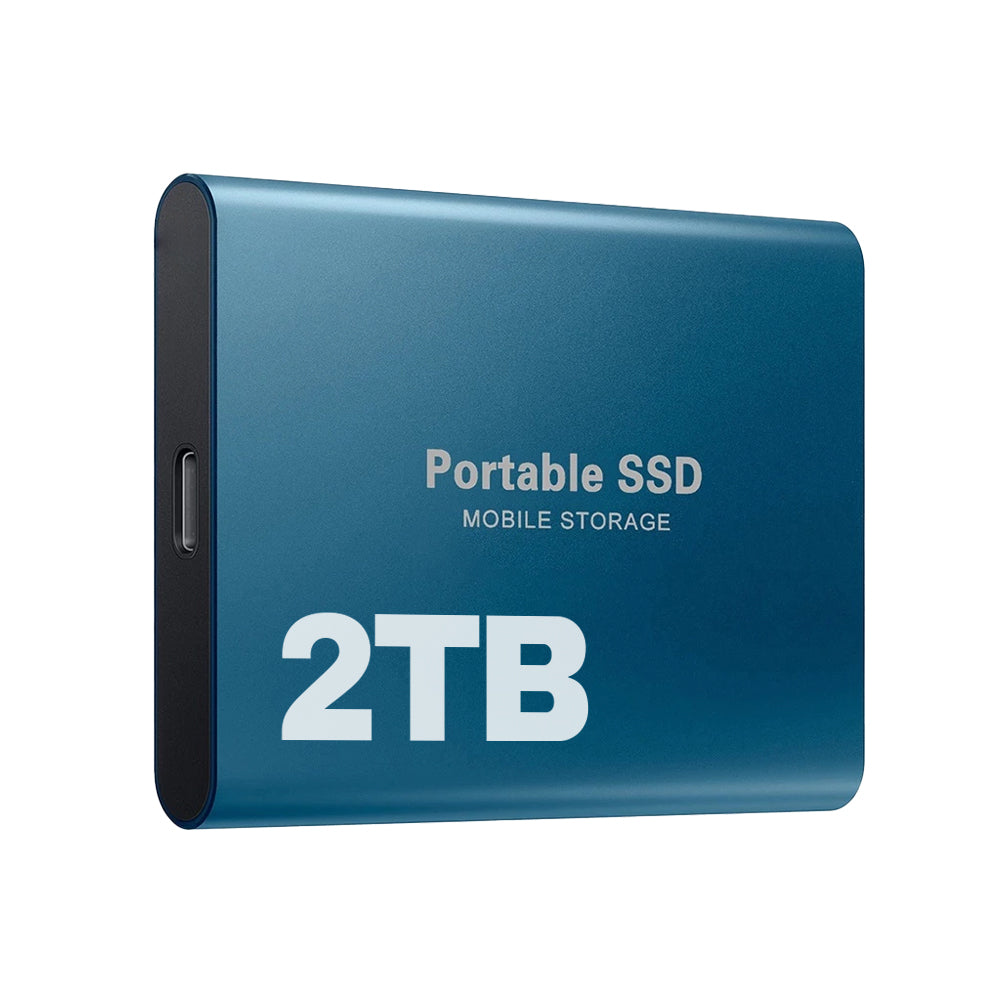 Przenośny dysk SSD 2TB z USB-C, kompaktowy dysk zewnętrzny do laptopa i komputera - view 7