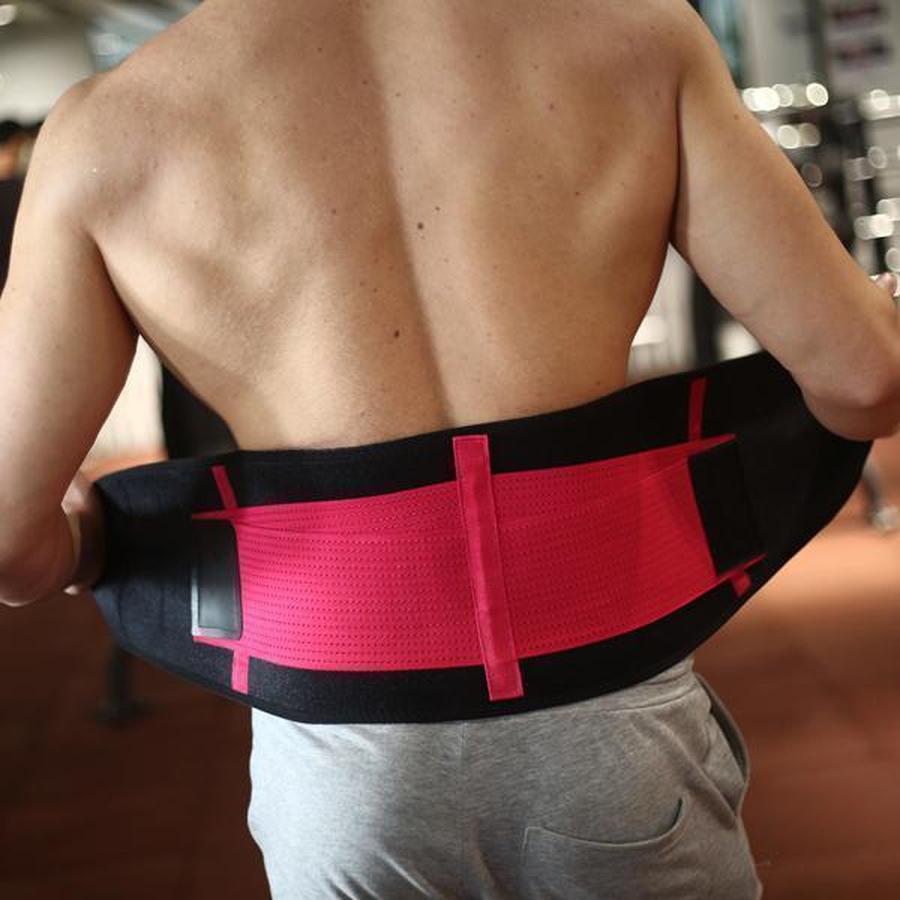 Regulowany pas sportowy na talię, na trening, siłownię i bieganie - view 15