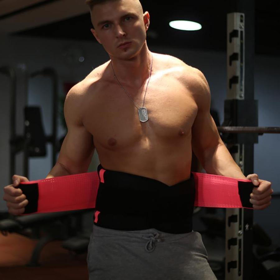 Regulowany pas sportowy na talię, na trening, siłownię i bieganie - view 7