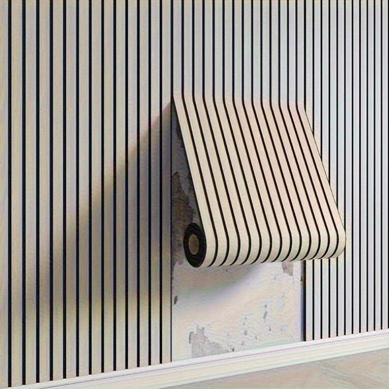 Samoprzylepne panele ścienne 3D PVC, imitacja drewna, tapeta do salonu i sypialni - Beżowy