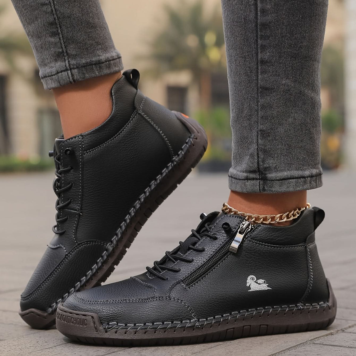 Sneakersy damskie wygodne, lekkie buty sportowe na co dzień i do chodzenia - Czarny
