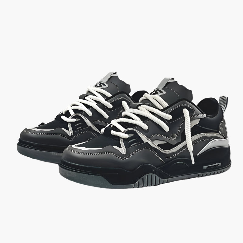 Sneakersy męskie miejskie, buty sportowe sznurowane na co dzień, na siłownię - view 5